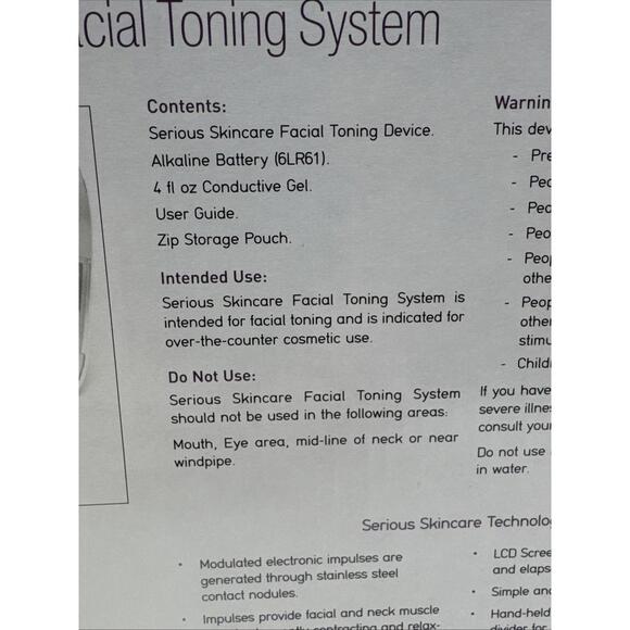 The Egg Facial Microcurrent & Facial Toning System By Serious Skin Care NEW - Picture 9 of 11
